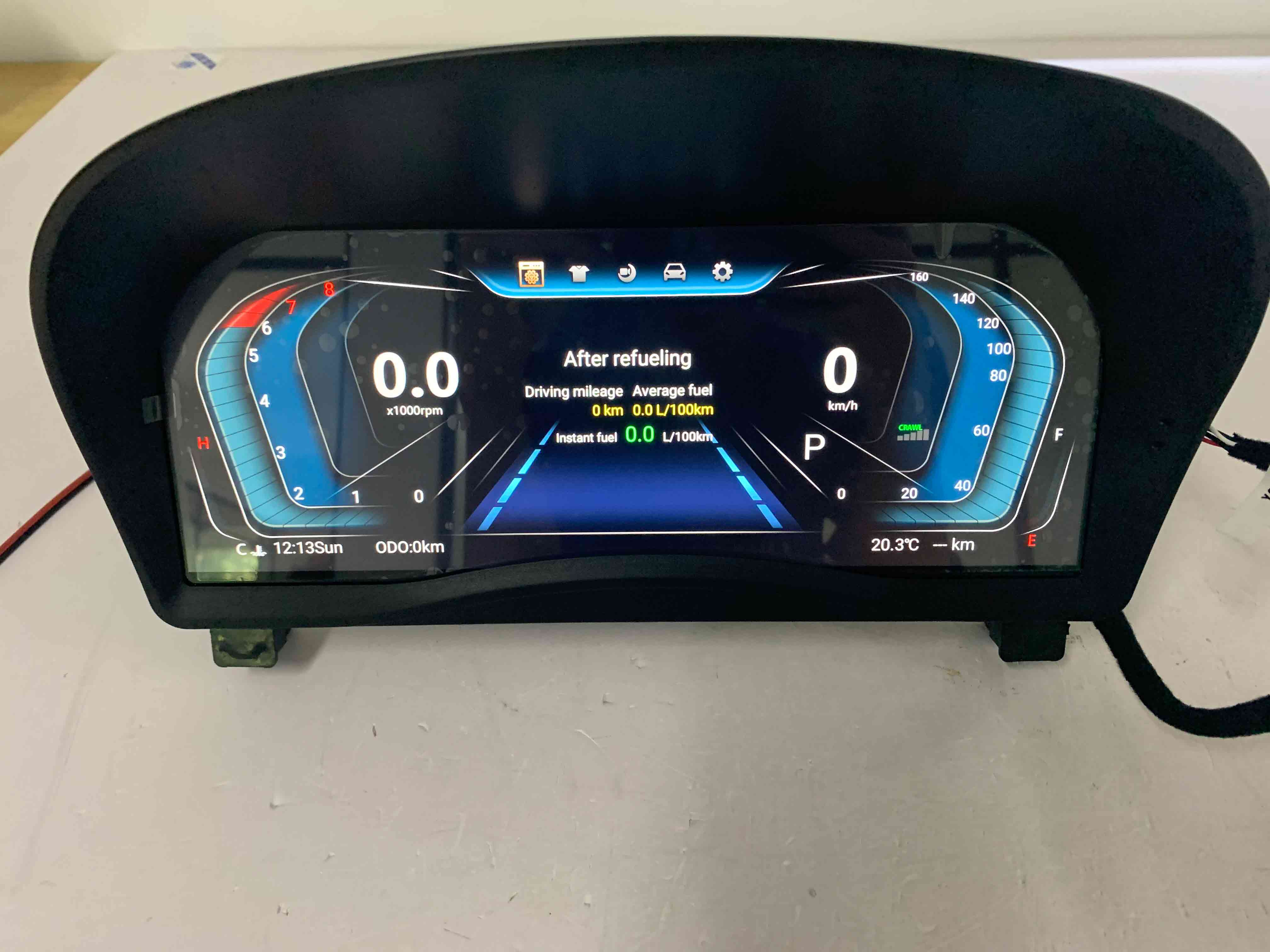LCD Instrument Cluster for toyota alphard AH20 AH30